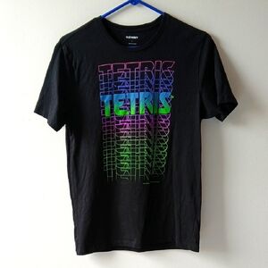 Old Navy Tetris Black Tee Shirt Size Small